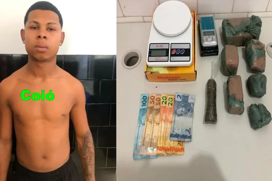 Polícia Civil prende Coió por tráfico de drogas em Caravelas