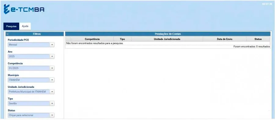 Caos administrativo em Itanhém: prefeito Bemtivi perde prazo e não envia contas da prefeitura ao TCM-BA
