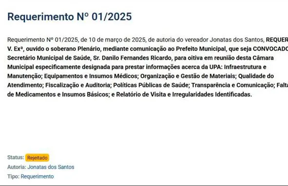 Absurdo! 15 vereadores solidários com o caos implantado na Saúde Municipal de Teixeira de Freitas Absurdo! 15 vereadores solidários com o caos implantado na Saúde Municipal de Teixeira de Freitas