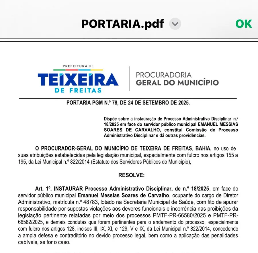 Escândalo: Assédio Sexual na Sec. de Saúde afasta Emanuel Messias S. de Carvalho - Diretor Adm. acusado por servidoras na ouvidoria na DEAM e no MP