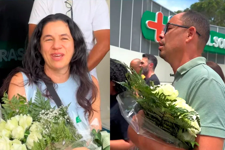 Penélope confirma que a saúde de Teixeira é uma merda. Passa mal e é atendida no Sobrasa