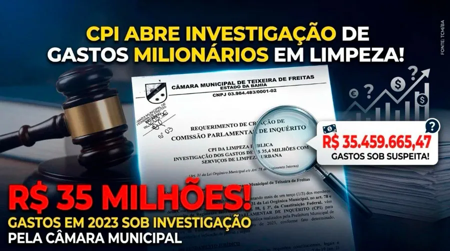 ATENÇÃO! CPI À VISTA  EM TEIXEIRA: 8 VEREADORES ASSINAM O PEDIDO DE CPI- COMISSÃO PARLAMENTAR DE INQUÉRITO PARA: PROCURADORIA, SAÚDE E LIMPEZA PÚBLICA 